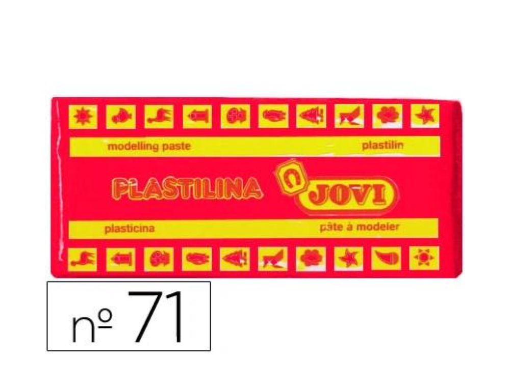 PLASTILINA JOVI 150 GRS MEDIANA RUBI