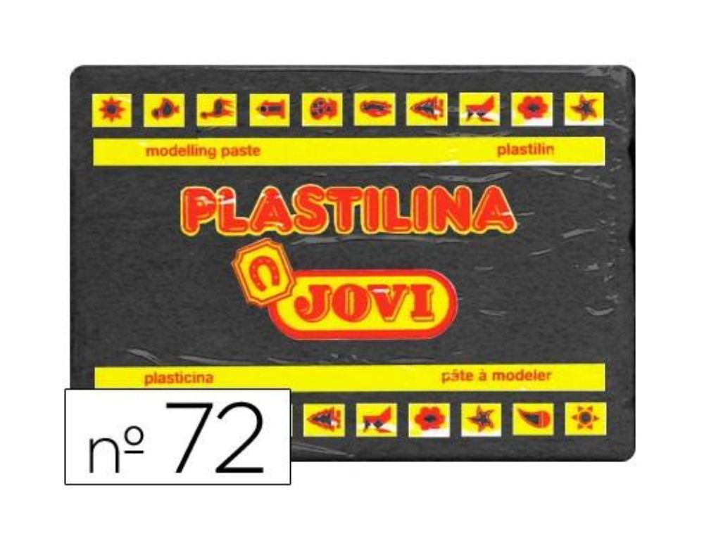 PLASTILINA JOVI 350 GRS NEGRA