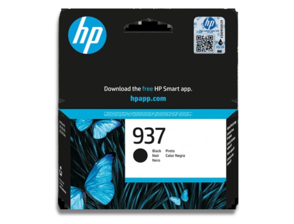 HP 937 NEGRO CARTUCHO DE TINTA ORIGINAL - 4S6W5NE - 1250 PGINAS