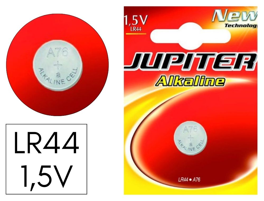 PILA BOTON LR44 1.5V BLISTER DE 1 PILA