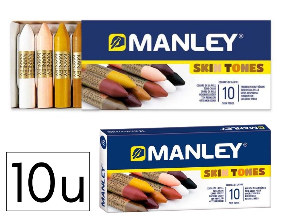 CERAS MANLEY COLORES ESPECIALES SKIN TONES 10 UD