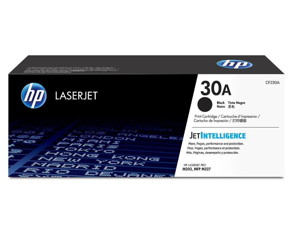TONER ORIGINAL HP CF230A HP 30A CON UN RENDIMIENTO DE 1.600 PGINAS