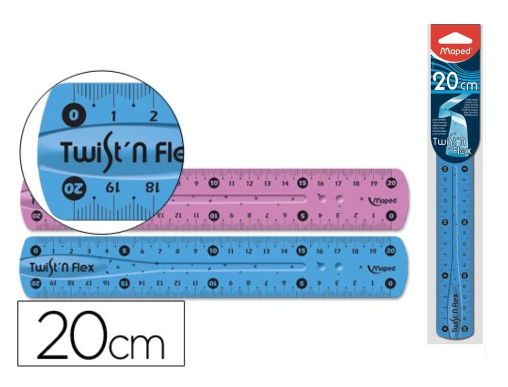 REGLA 20 CM MAPED TWIST'N FLEX