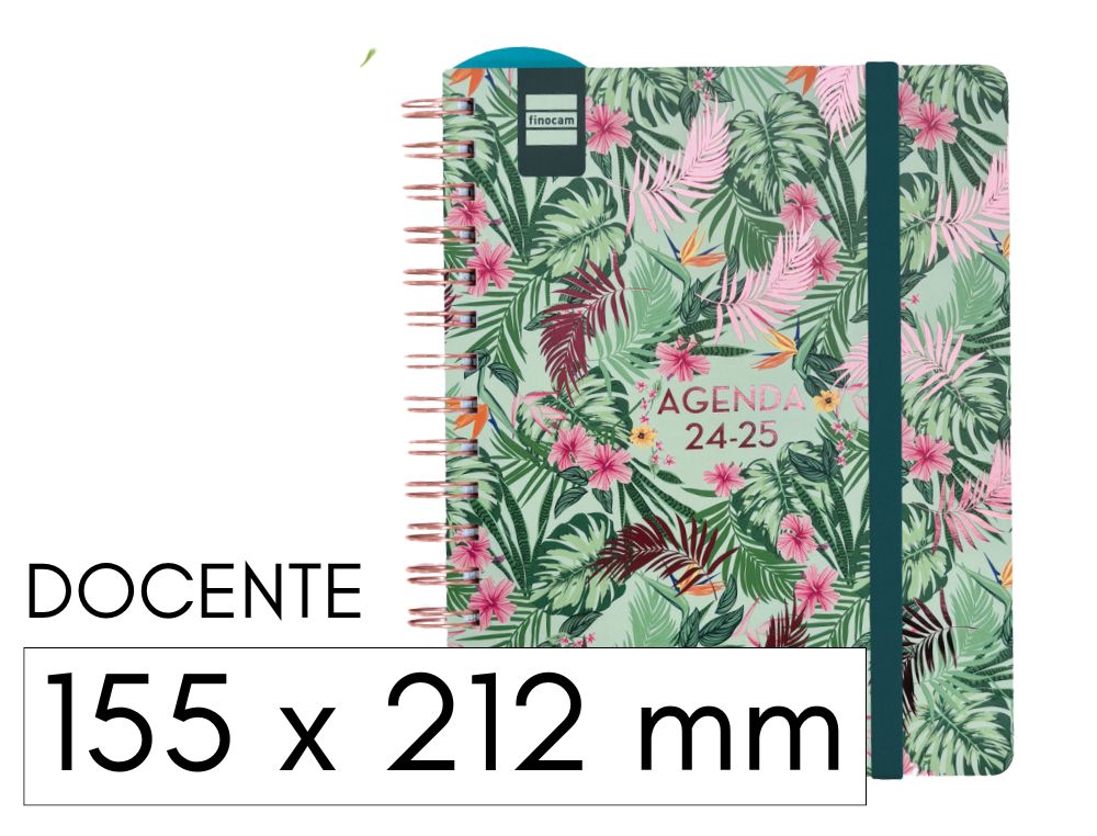 AGENDA DOCENTE CURSO 24-25 MAGISTRAL 1/4 155X212 MM S/ V HOR. TROPIC FINOCAM CATALN