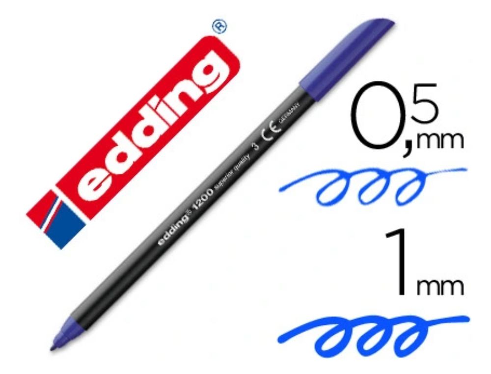 ROTULADOR EDDING 1200 P. FINA AZUL