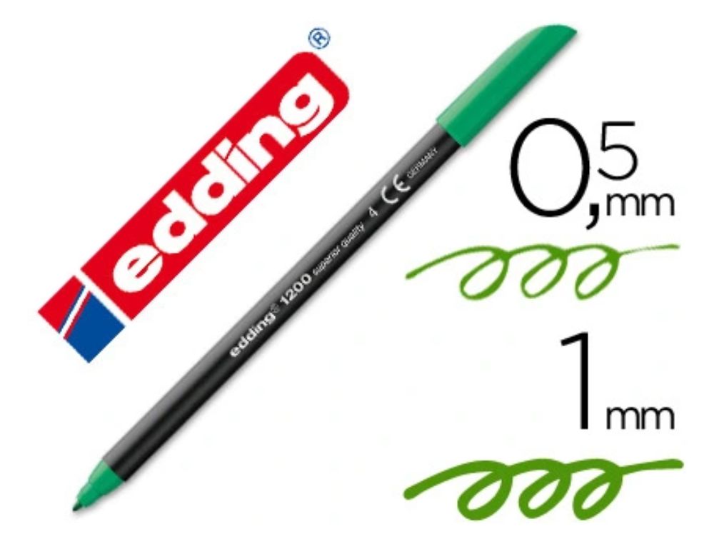 ROTULADOR EDDING 1200 P. FINA VERDE