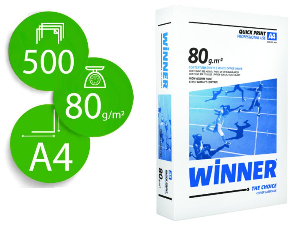PAPEL MULTIFUNCION A4 80 GRM PAQ 500 HOJAS