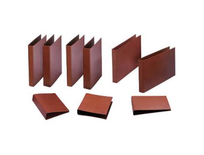 CARPETA DE 2 ANILLAS 40 MM DOHE FOLIO CARTON CUERO FORRADO