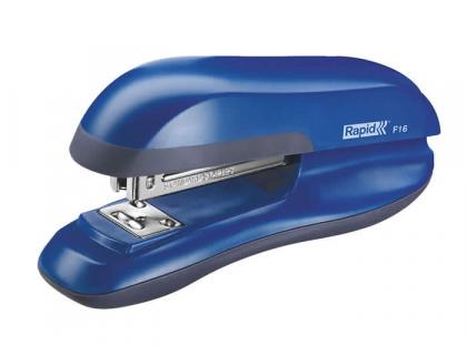 GRAPADORA RAPID F16 PLASTICO CAPACIDAD DE GRAPADO 20 HOJAS AZUL USA GRAPAS 24/6 Y 26/6