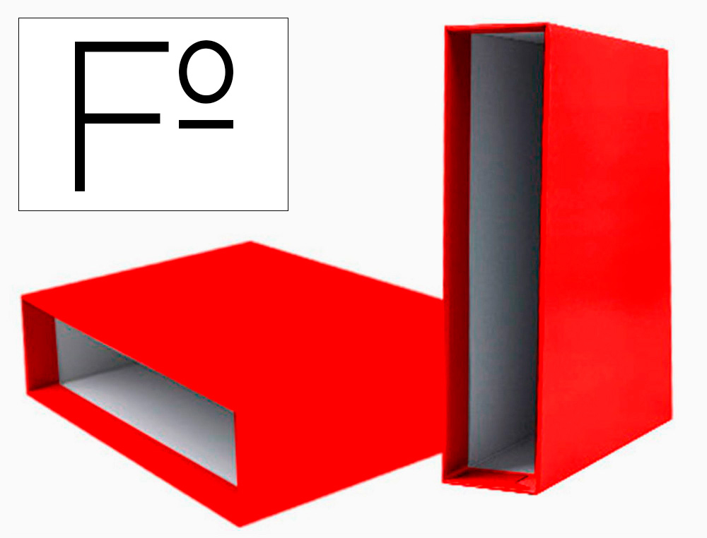 CAJA ARCHIVADOR DOHE ARCHICOLOR FOLIO ROJO