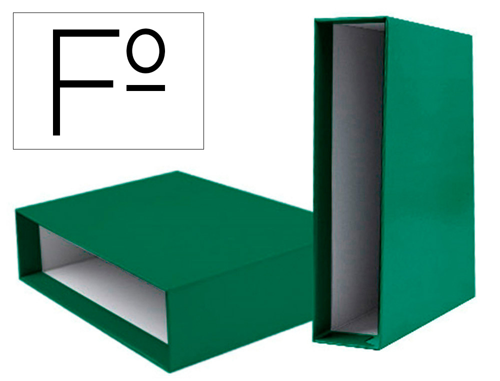 CAJA ARCHIVADOR DOHE ARCHICOLOR DIN A4 VERDE