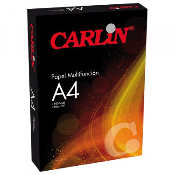 PAPEL A4 CARLIN 75 GRM PAQUETE DE 500 HOJAS