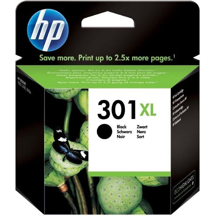  Ink-jet hp 301xl negro deskjet 5530 /1010/1510 /2540 alta capacidad 430 PAG