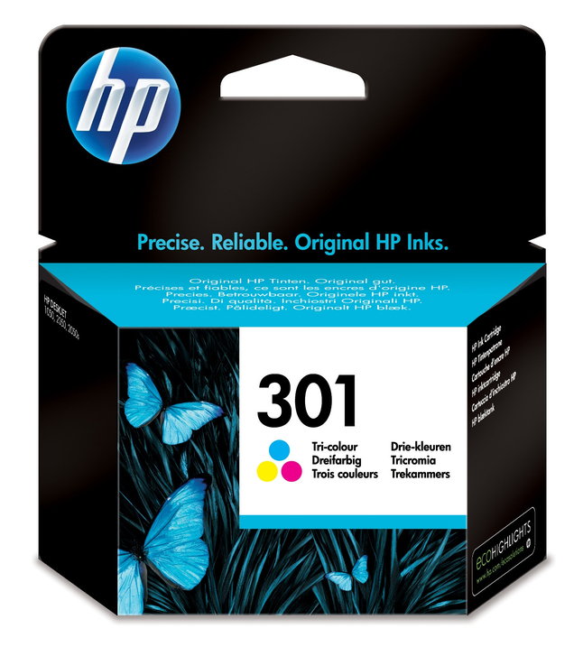 Ink-jet hp n.301 tricolor deskjet 1050 /2540 /3050 / envy 4500/ 5530 officejet 26204630