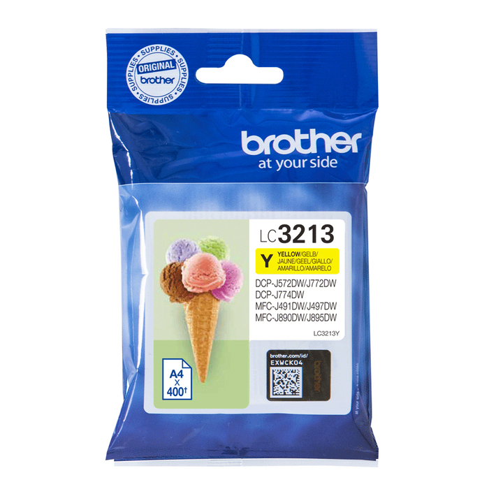 BROTHER Cartucho tinta Amarillo larga duracion BROTHER LC3213Y