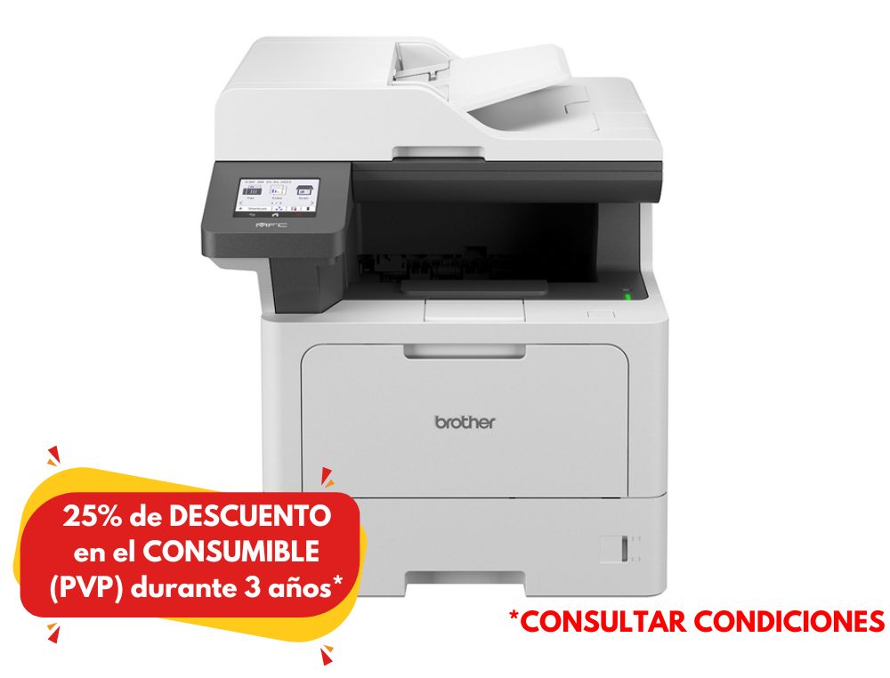 BROTHER MFC-L5710DW MULTIFUNCIN LSER MONOCROMO DE USO PROFESIONAL 48PPM ,DPLEX AUTOMTICO 4 EN 1, RED CABLEADA Y WIFI