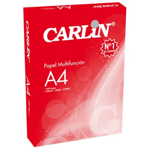 PAPEL A4 CARLIN 80 GRM A4 PAQ 500 HOJAS