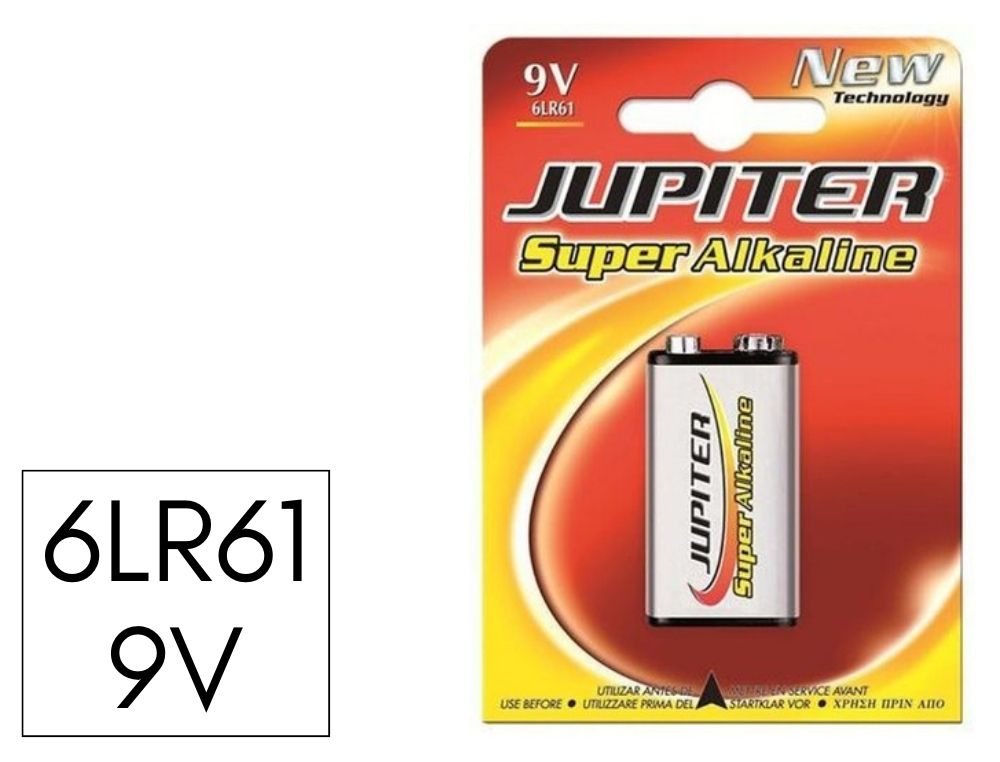 PILAS ALCALINAS POWER LIFE 6LR61 / 9V  BLISTER 1 PILA