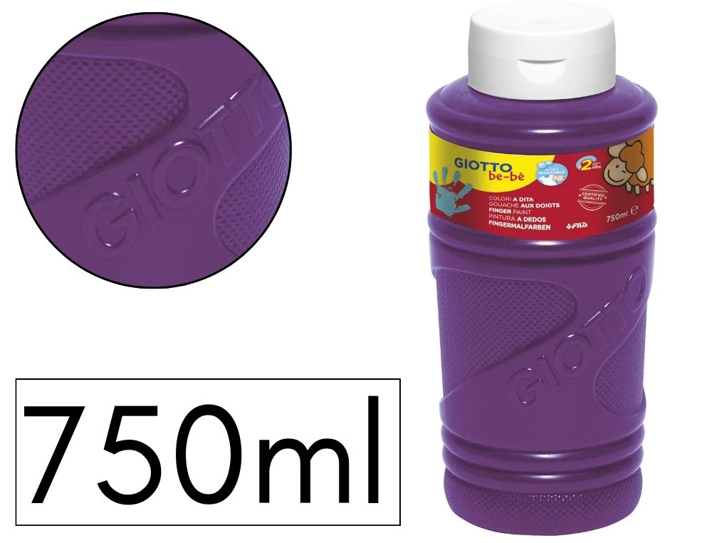 PINTURA DEDOS GIOTTO BE-B 750ML VIOLETA