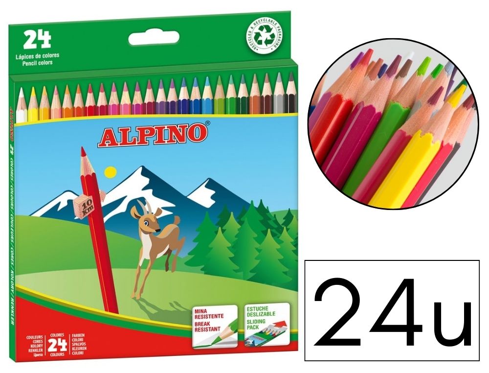 LAPICES ALPINO CAJA 24 UDS.