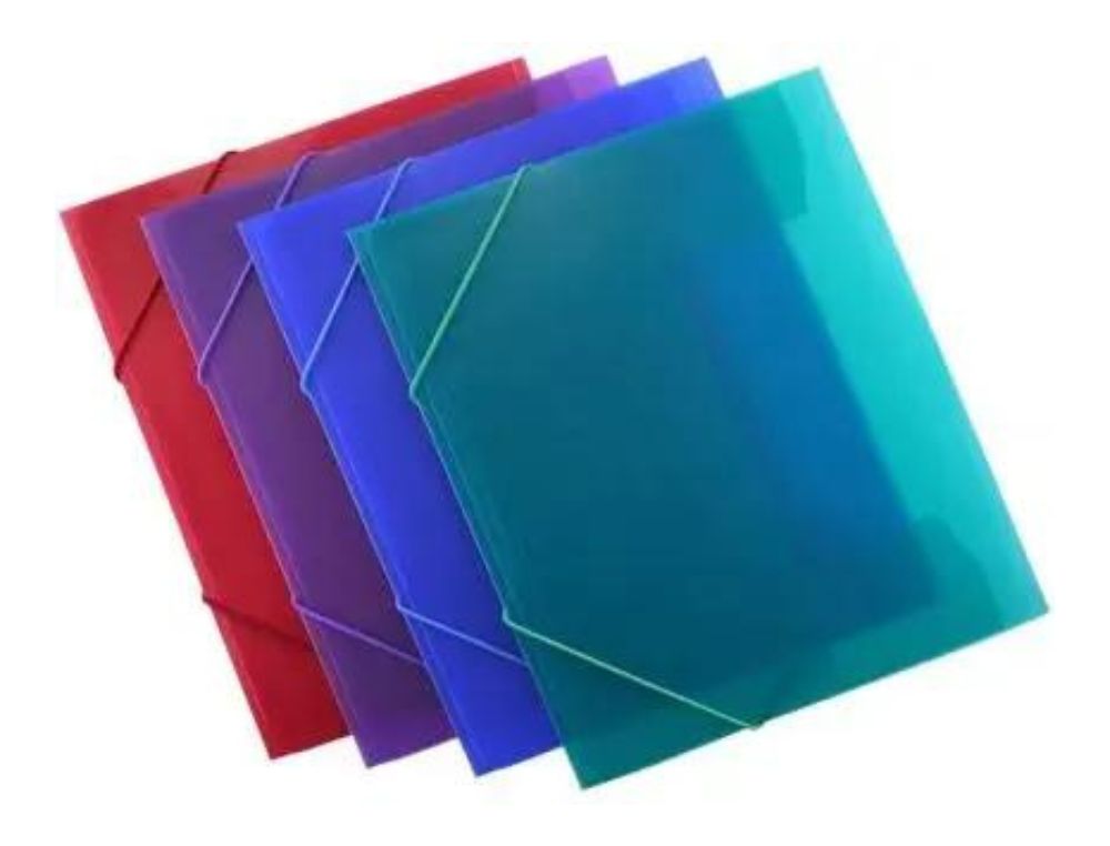 CARPETA GOMAS OFFICE BOX SUPRA DIN A4 POLIPROPILENO COLORES SURTIDOS