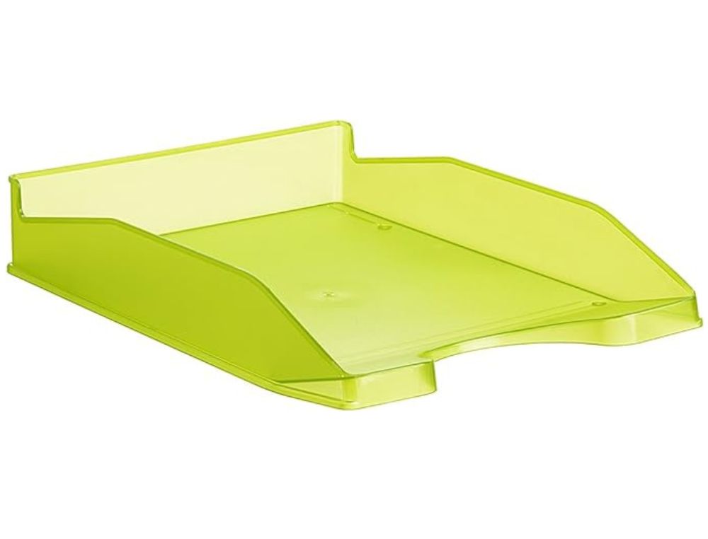 BANDEJA SOBREMESA A. 2000 MOD. 742 KIWI TRANSLUCIDA  345X255X60 MM
