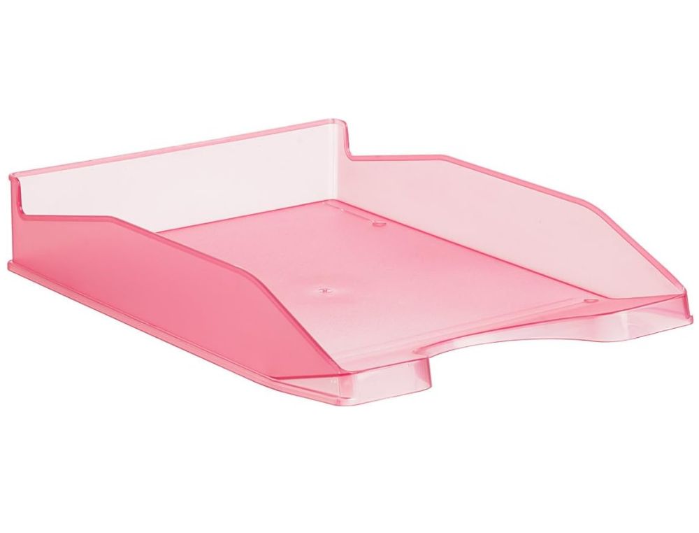 BANDEJA SOBREMESA A. 2000 MOD. 742 FUCSIA TRANSLUCIDA  345X255X60 MM