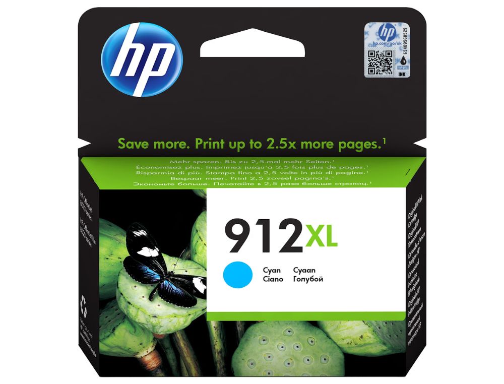 CARTUCHO DE TINTA HP 912 CYAN -825 PGINAS