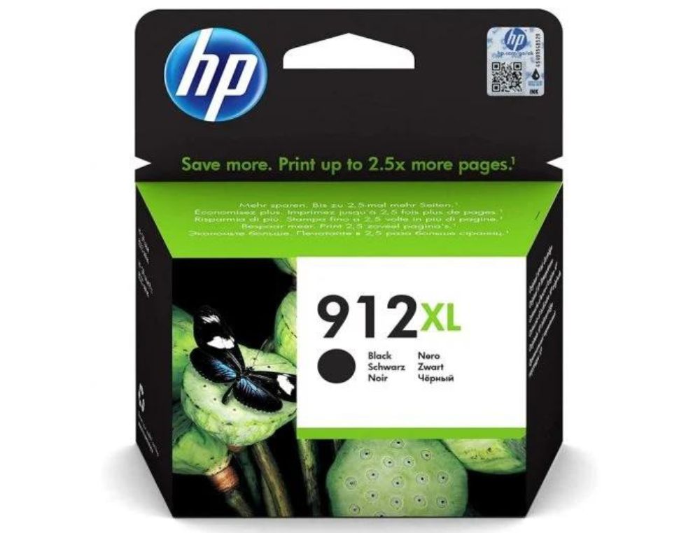 CARTUCHO DE TINTA NEGRO HP 912XL BK--825 PGINAS