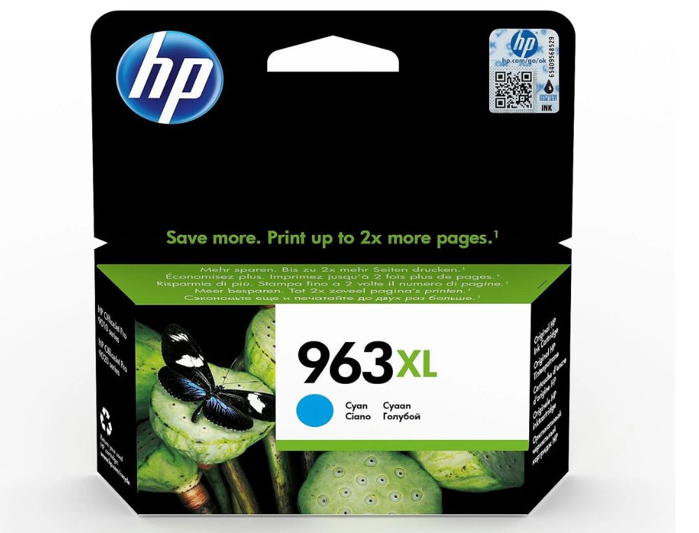 CARTUCHO HP 963 XL CYAN 1600 PAGINAS 3JA27AE