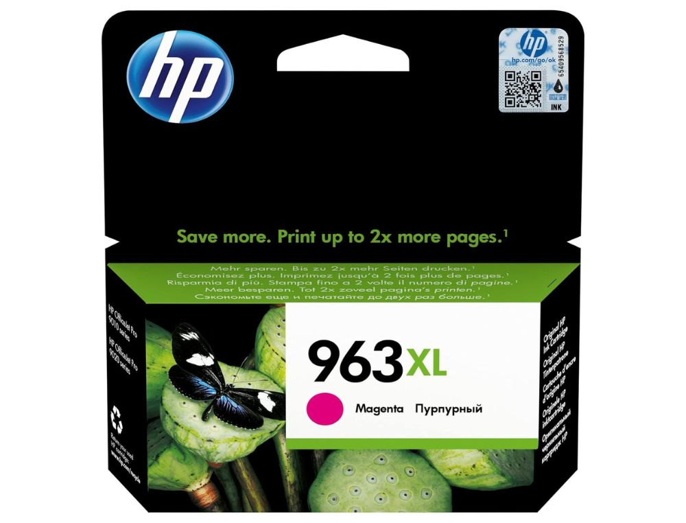 CARTUCHO HP 963 XL MAGENTA 1600 PAGINAS 3JA28AE
