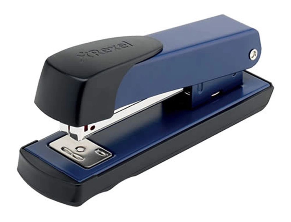 GRAPADORA REXEL METEOR METALICA CAPACIDAD DE GRAPADO 20 HOJAS USA GRAPAS 24/6 Y 26/6 COLOR AZUL
