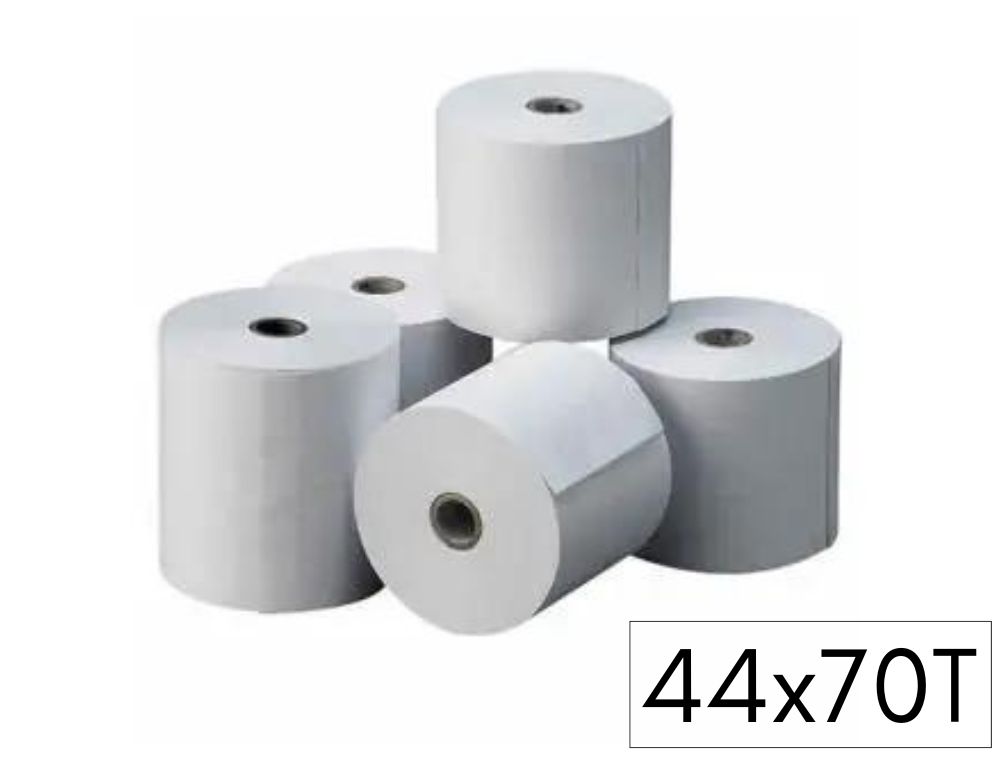 PAQUETE DE 5 ROLLOS TERMICO 44X70