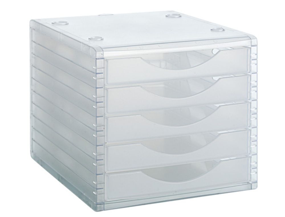 MDULO A. 2000 5 CAJONES ARCHIVOTEC TRANSL. CRISTAL