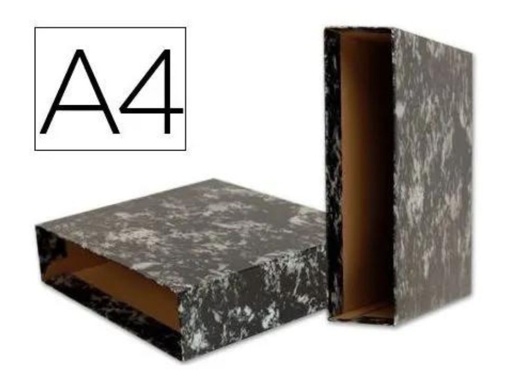 CAJA CARLIN PARA ARCHIVADOR JASPEADO A4