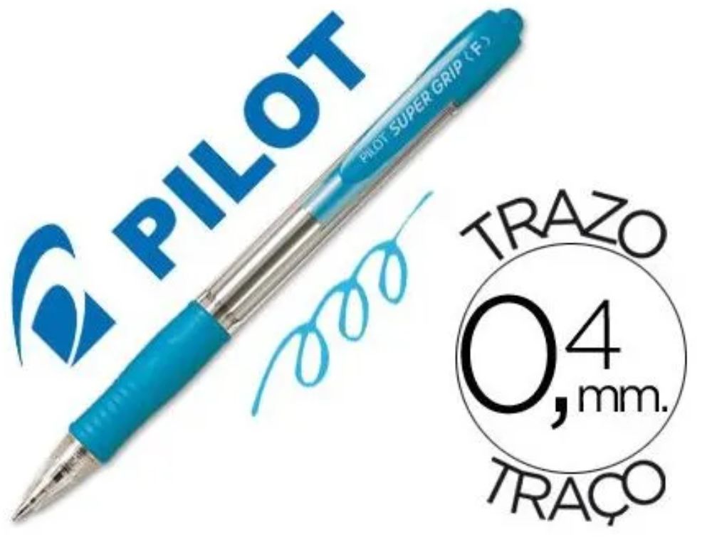 BOLIGRAFO PILOT G-2 AZUL CLARO TINTA GEL RETRACTIL SUJECION DE CAUCHO