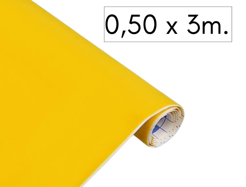 FILM ADHESIVO AMARILLO 0.50X3M.