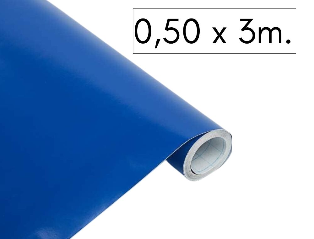 FILM ADHESIVO AZUL 0.50X3M.