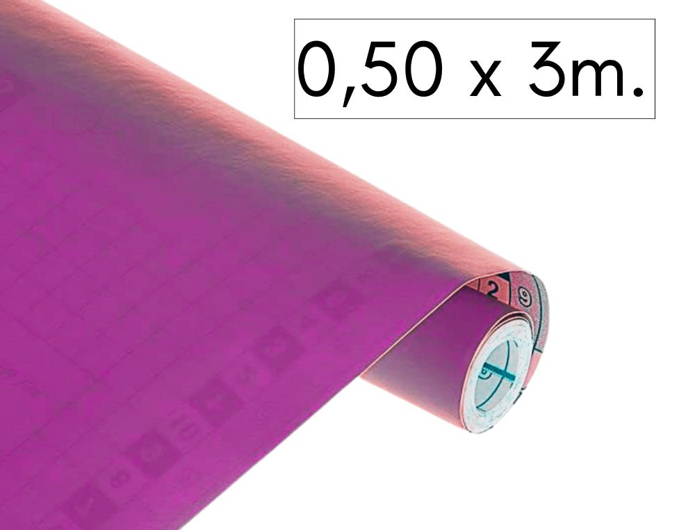 FILM ADHESIVO FUCSIA 0.50X3M.