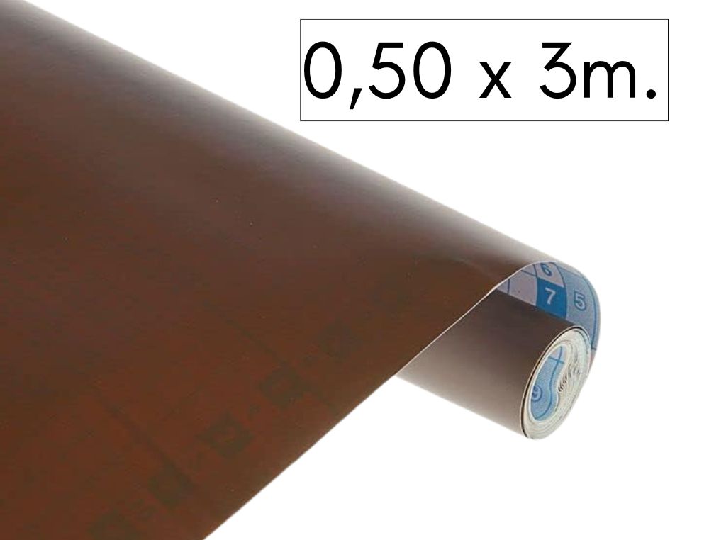 FILM ADHESIVO MARRON 0.50X3M.