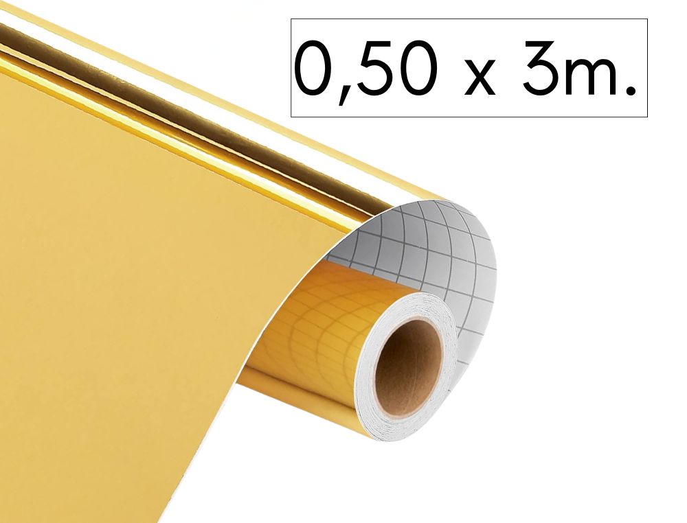 FILM ADHESIVO ORO 0.50X3M.