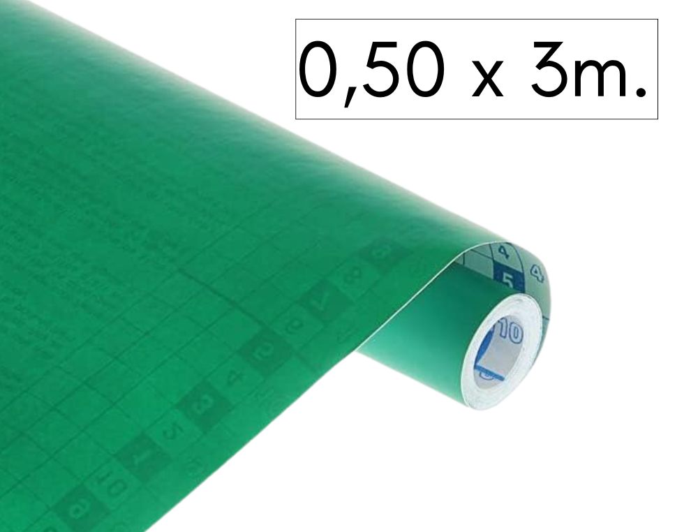 FILM ADHESIVO VERDE 0.50X3M.