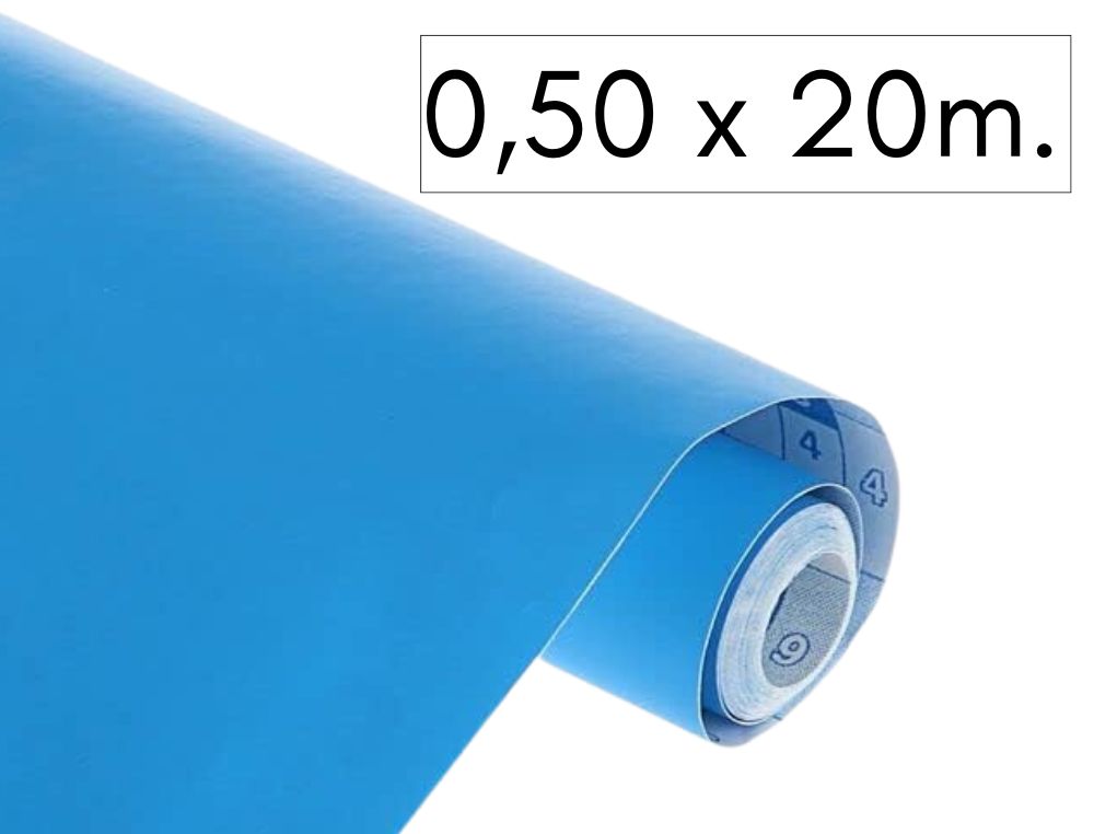 ROLLO FILM ADHESIVO TURQUESA 0.50X20M.