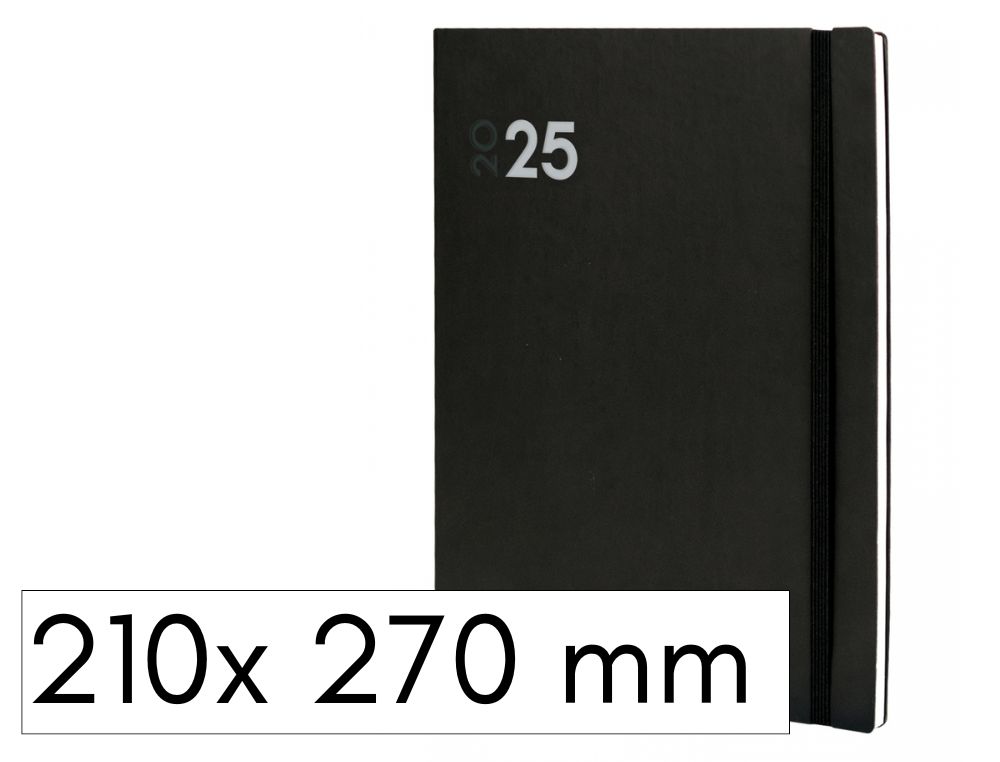AGENDA FINOCAM DYNAMIC MARA ENCUADERNADA S/V A4 CON GOMA NEGRO